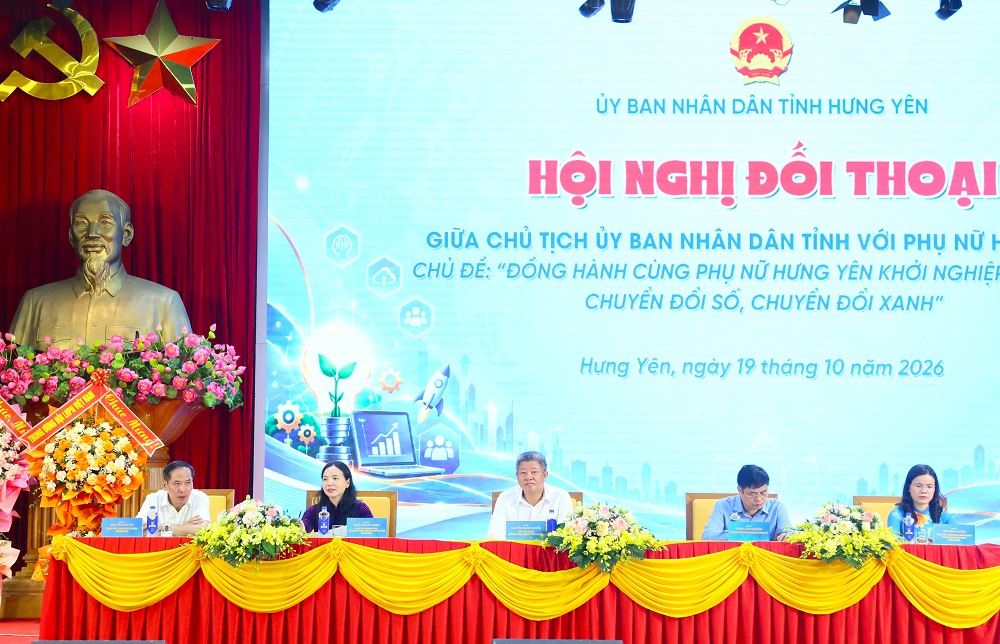 Hội nghị đối thoại giữa Chủ tịch UBND tỉnh với Phụ nữ Hưng Yên